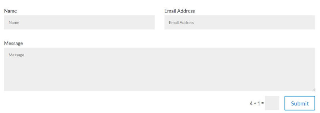 Divi Contact Form with labels on top of input fields